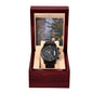 Black Chronograph Watch