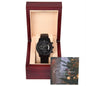 Black Chronograph Watch