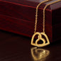Interlocking Hearts Necklace (No Note)